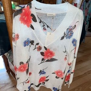 Floral sweater